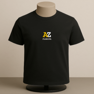 Camiseta Preta Estampa 1 AZ
