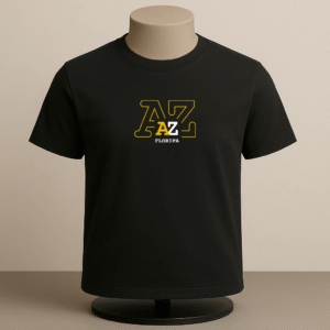 Camiseta Preta Estampa 2 AZ